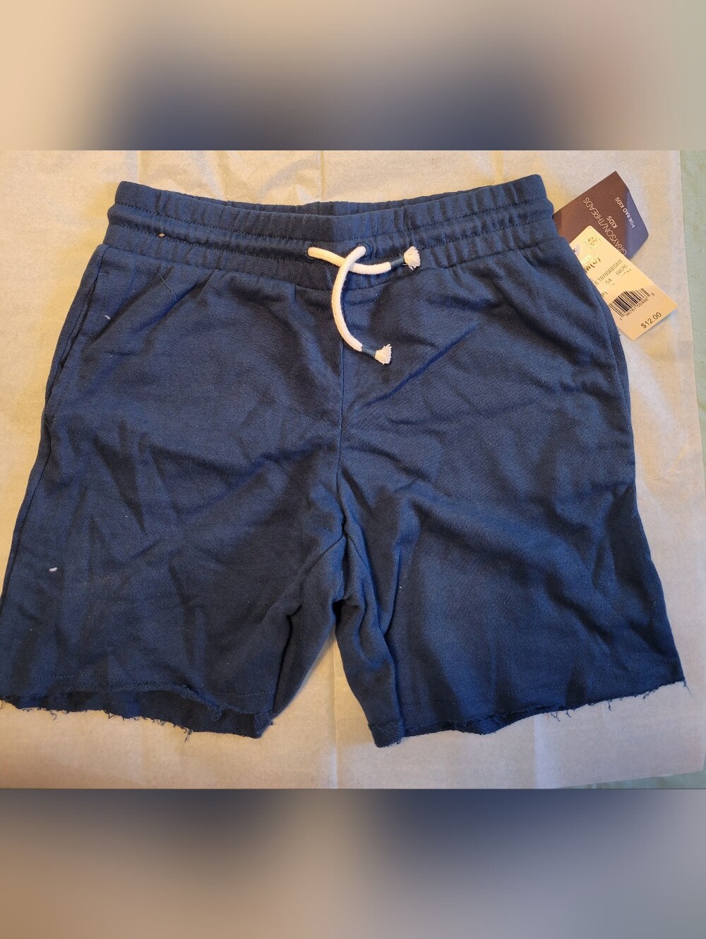 BOYS - Navy Drawstring Casual Shorts